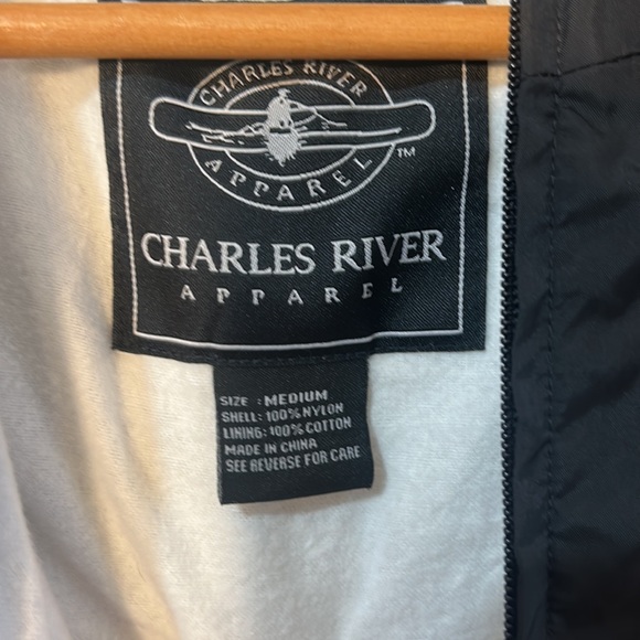 INDIANA FOOTBALL LIGHT PULLOVER HOODED WIND BREAKER BY CHARLES RIVER APPAREL M - Picture 6 of 8